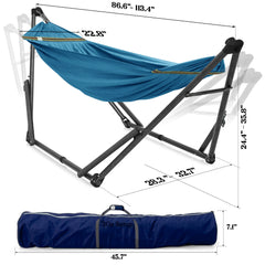 Uniki Canvas Hammock with Stand-13