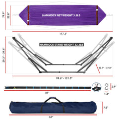 Comfort Set Original Hammock Stand-57