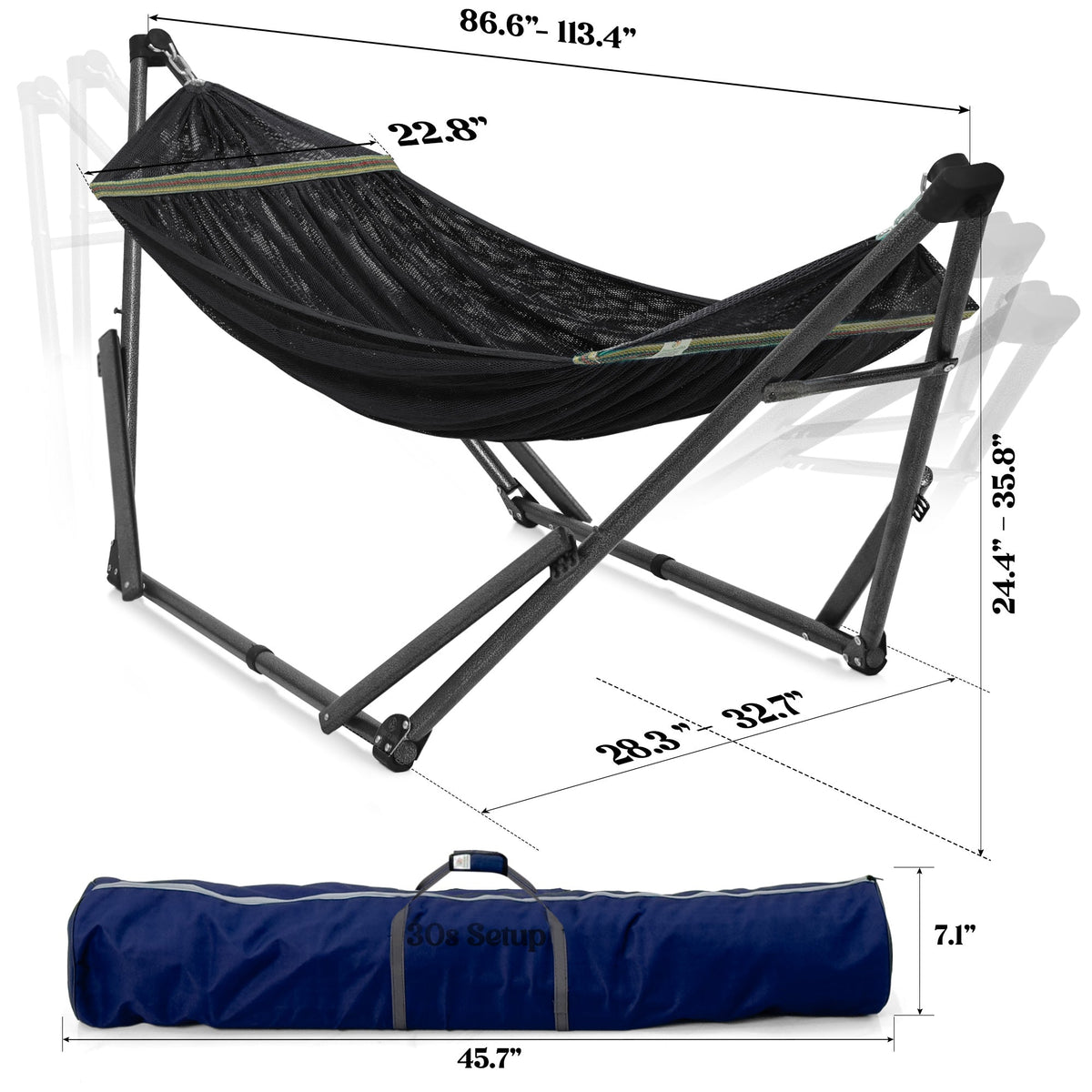 Uniki Collapsible Hammock Stand-11