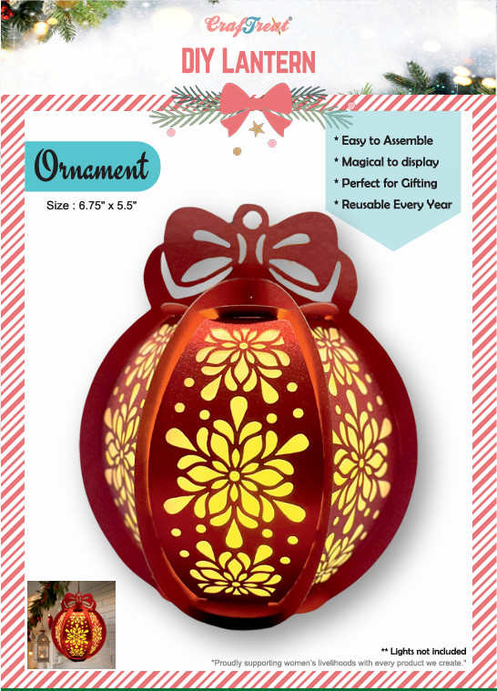 CrafTreat Lanternes en papier à faire soi-même - Ornement-1