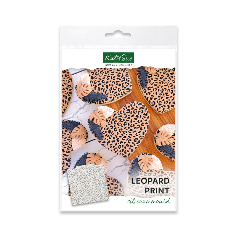 Molde de silicona con estampado de leopardo-1