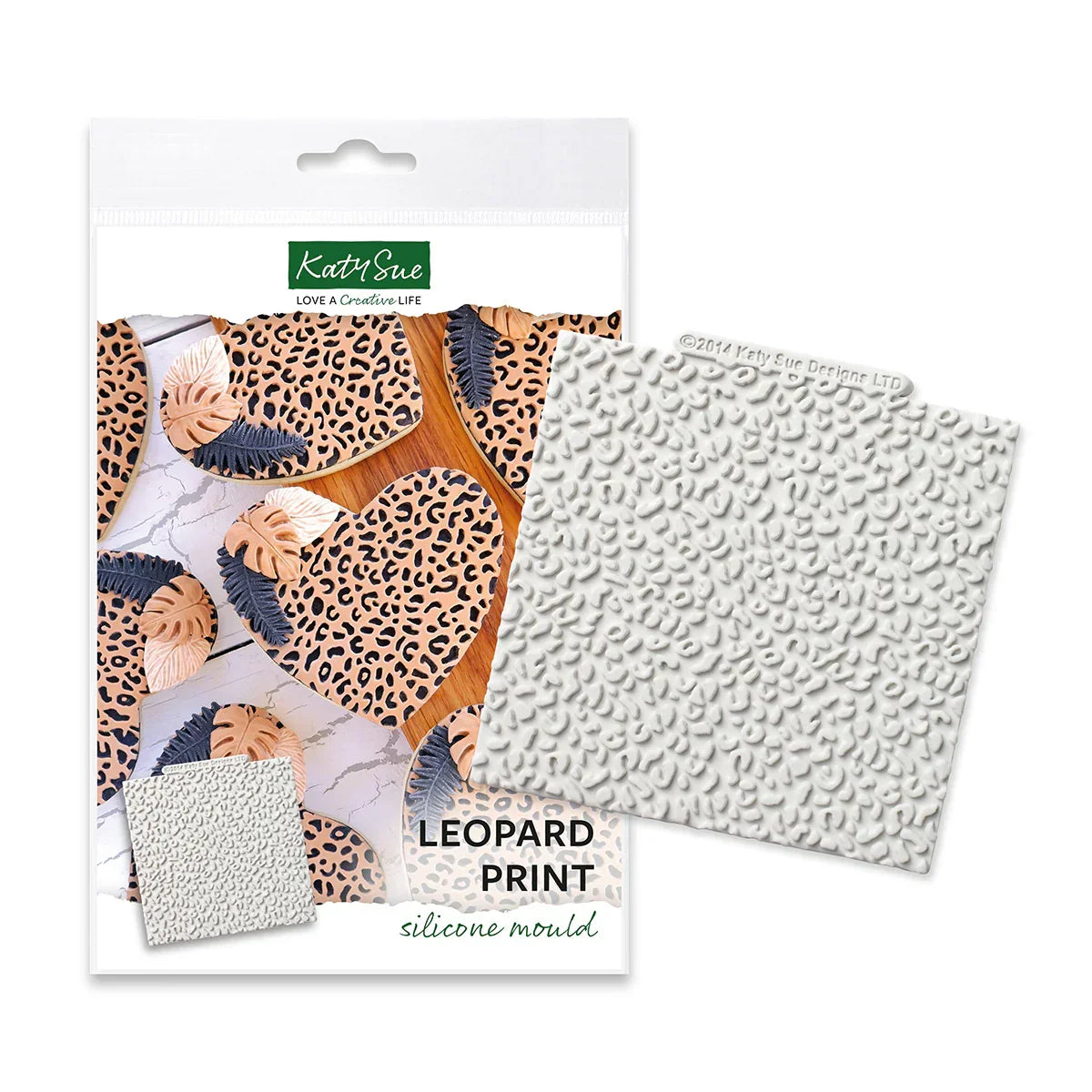 Molde de silicona con estampado de leopardo-2