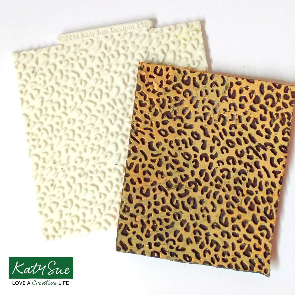 Molde de silicona con estampado de leopardo-3