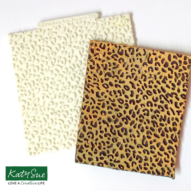 Molde de silicona con estampado de leopardo-3