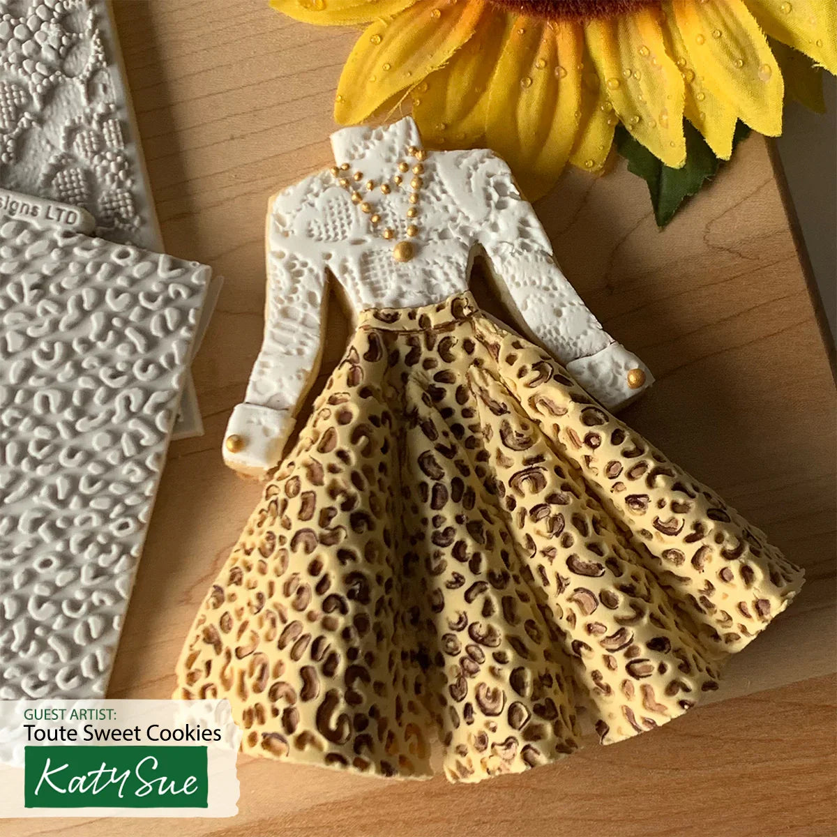 Molde de silicona con estampado de leopardo-8