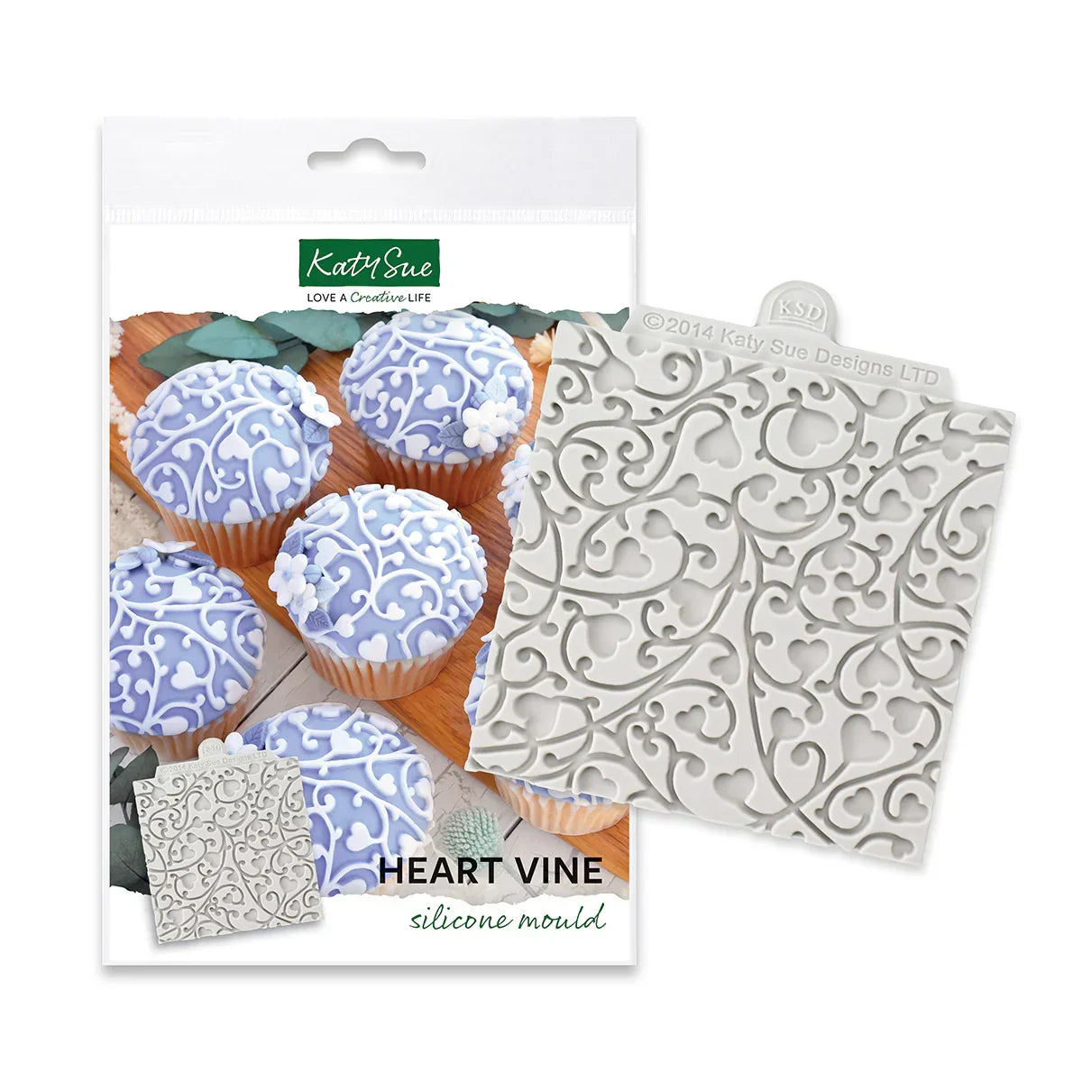 Heart Vine Silicone Mould-2