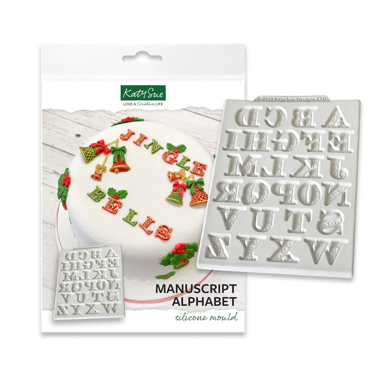 Manuscript Alphabet Silicone Mould-2