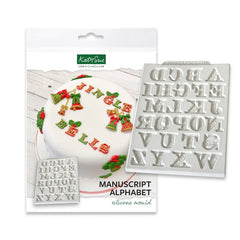 Manuscript Alphabet Silicone Mould-2
