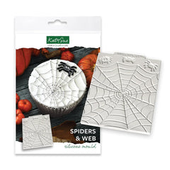 Spiders & Web Silicone Mould-2