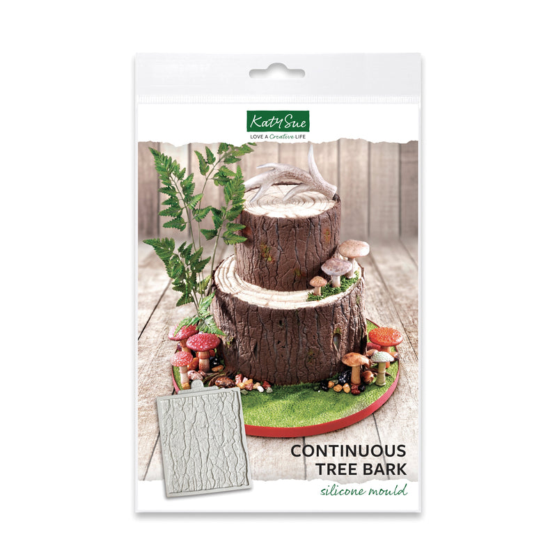 Continuous Tree Bark Silicone Mould-1