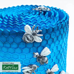 Continuous Honeycomb & Bees Silicone Mould-14