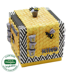 Continuous Honeycomb & Bees Silicone Mould-15