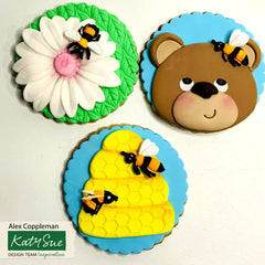Continuous Honeycomb & Bees Silicone Mould-7
