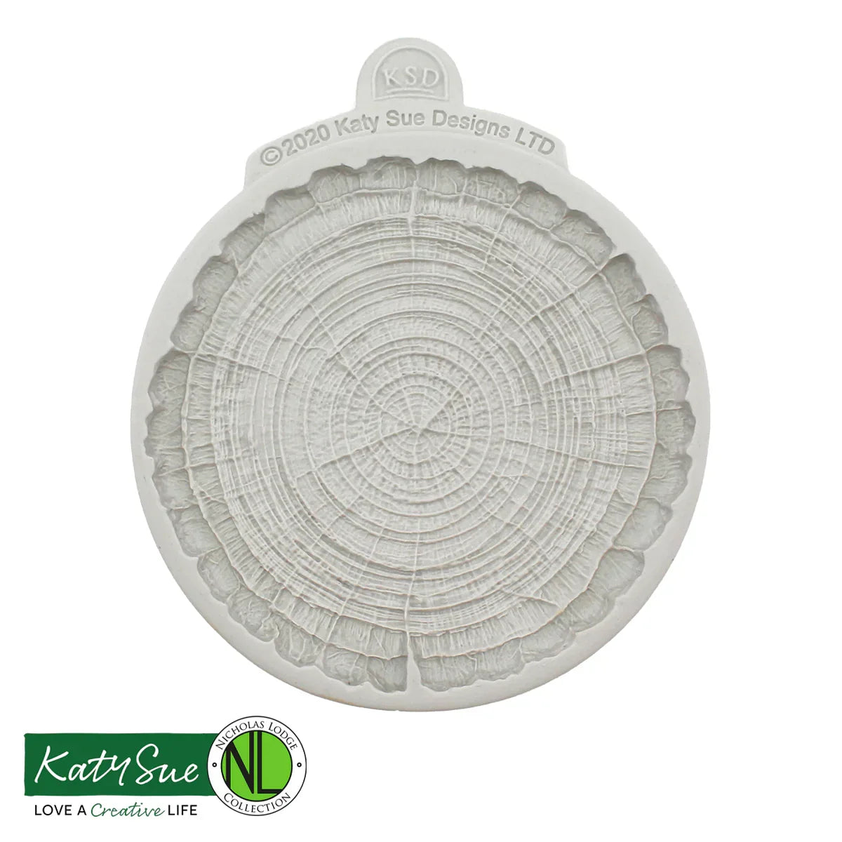 Flower Pro Medium Log Slice  Silicone Mould-2