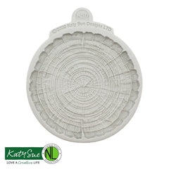 Flower Pro Medium Log Slice  Silicone Mould-2