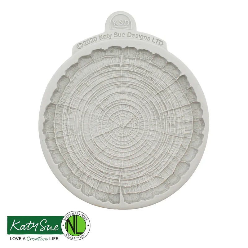 Flower Pro Medium Log Slice  Silicone Mould-2
