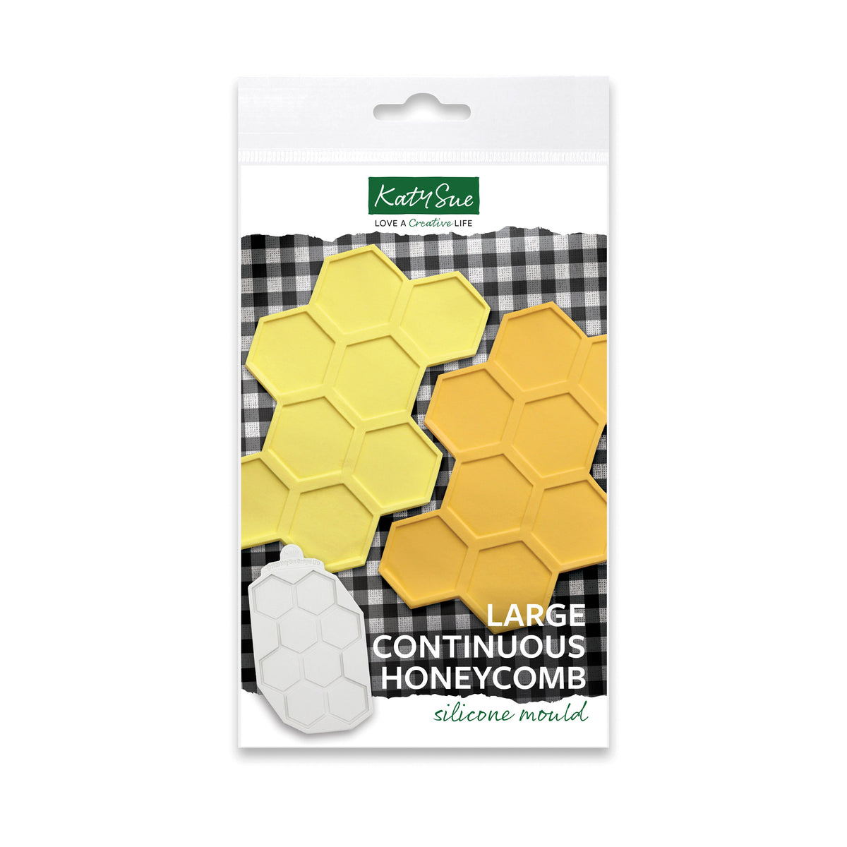 Large Continuous Honeycomb Silicone Mould-1