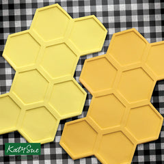 Large Continuous Honeycomb Silicone Mould-3