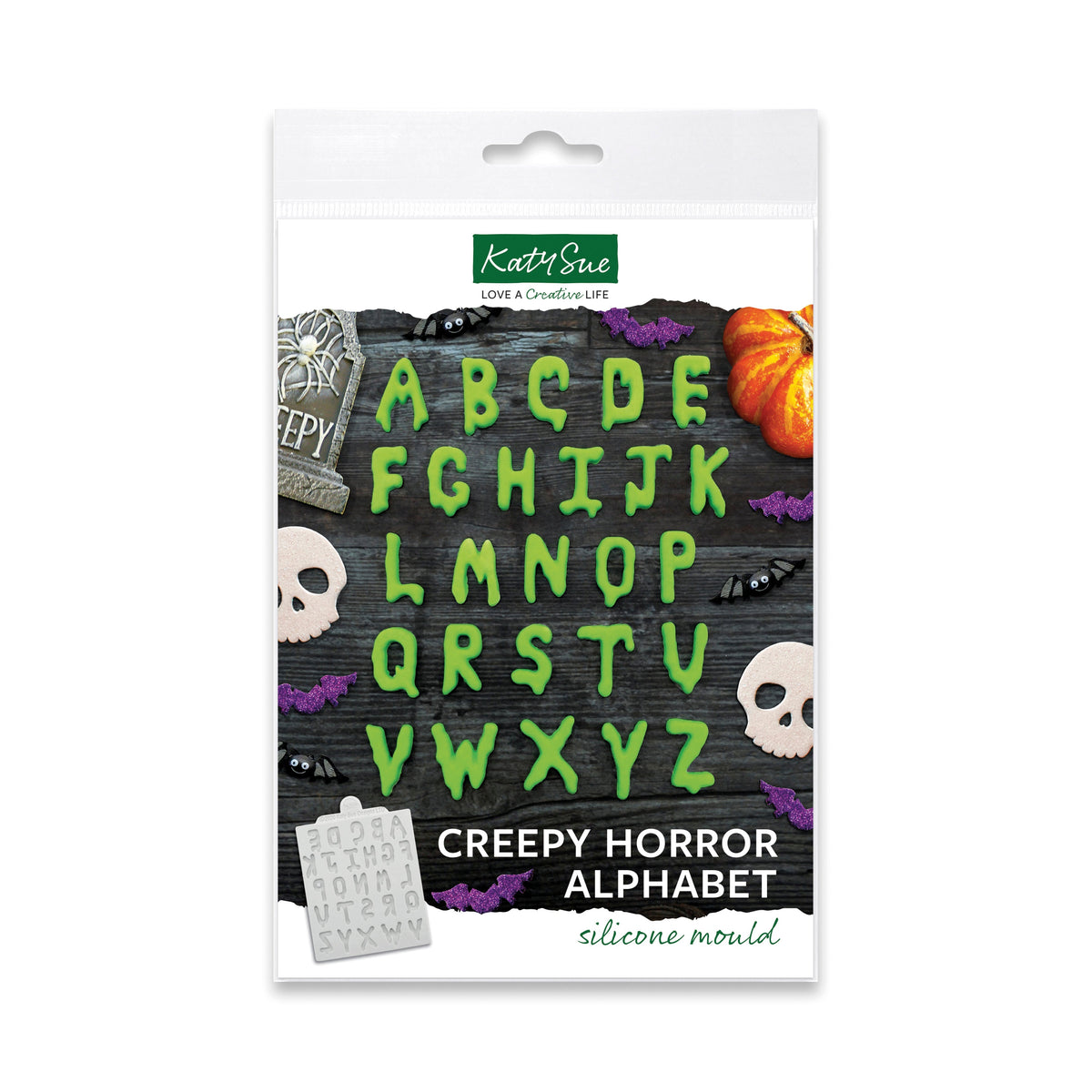 Creepy Horror Alphabet Silicone Mould-1