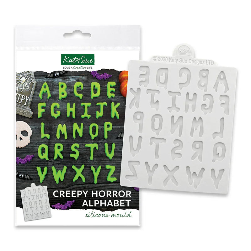 Creepy Horror Alphabet Silicone Mould-2