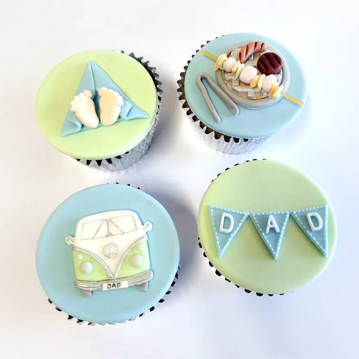 Large Bunting Alphabet Silicone Mould-4