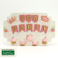 Large Bunting Alphabet Silicone Mould-5