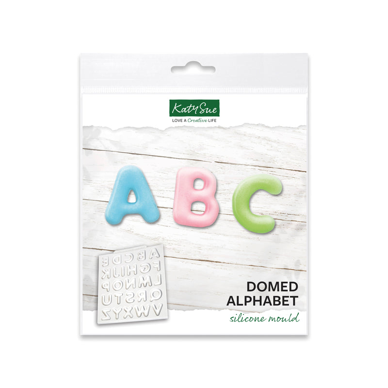 Domed Alphabet Silicone Mould-1