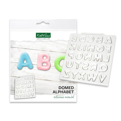 Domed Alphabet Silicone Mould-2