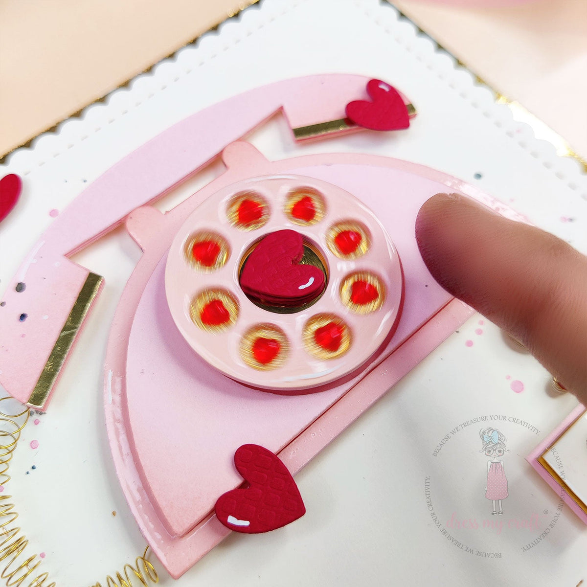 Dress My Craft - Transparent Spinners-10