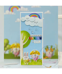 Dress My Craft Transfer Me - Rainy Garden Background-2