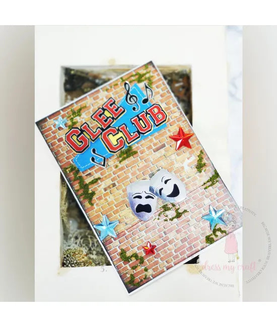 Dress My Craft Transfer Me - Brick Tiles #1-3