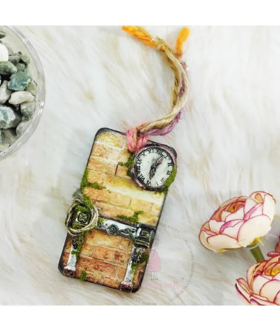 Dress My Craft Transfer Me - Brick Tiles #1-4