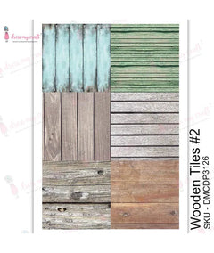 Dress My Craft Transfer Me - Wooden Tiles #2-1