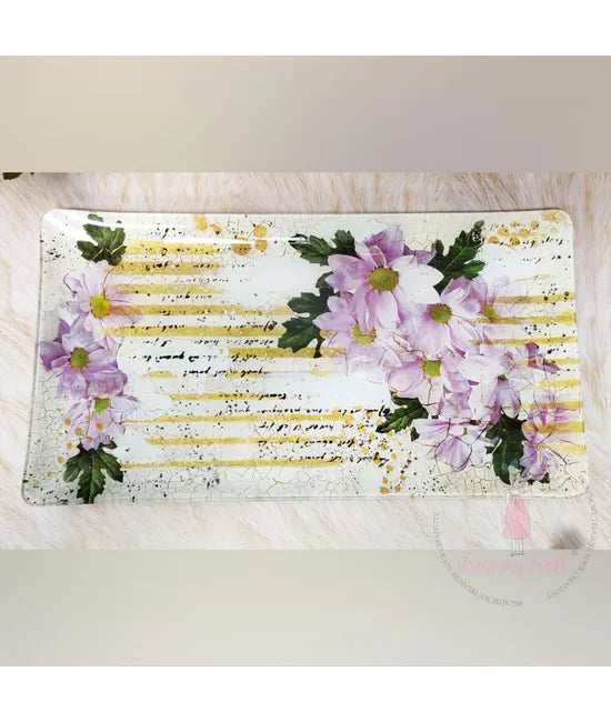 Dress My Craft Transfer Me - Pink Daisies (12.5"x18.5")-2