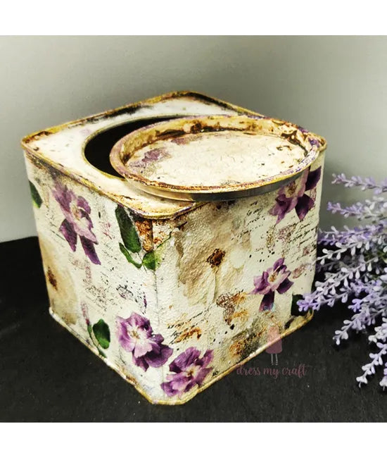 Dress My Craft Transfer Me - Violet Roses (12.5"x18.5")-3