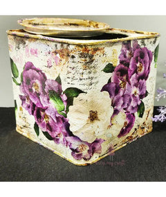 Dress My Craft Transfer Me - Violet Roses (12.5"x18.5")-6