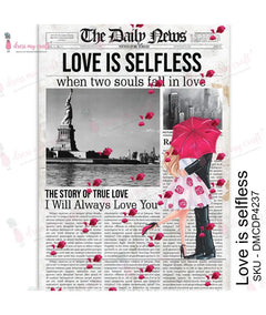 Dress My Craft Transfer Me - Love is Selfless-1