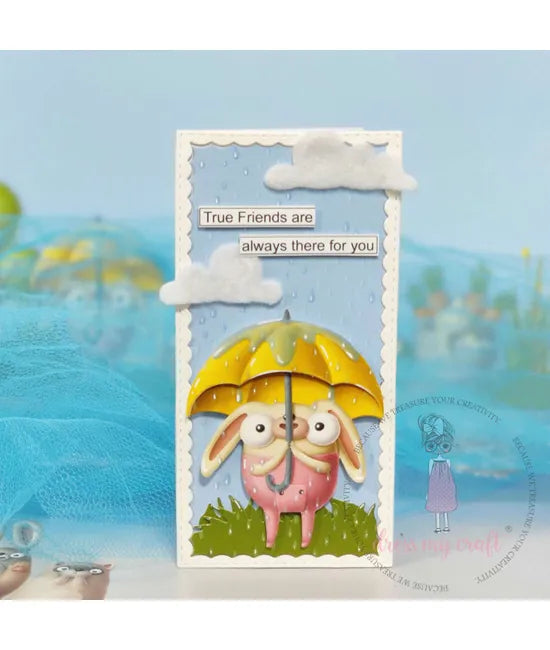 Dress My Craft Transfer Me - Rainy Garden Background-6
