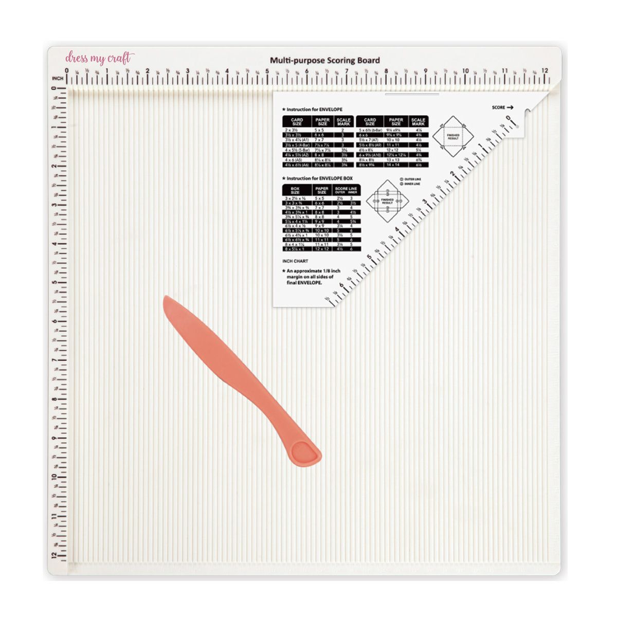 Dress My Craft - Multi Purpose Scoring Board 12 X 12-1
