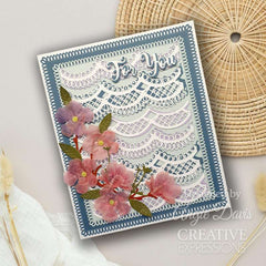 Troquel artesanal de drapeados decorativos para bordes de Sue Wilson de Creative Expressions-18