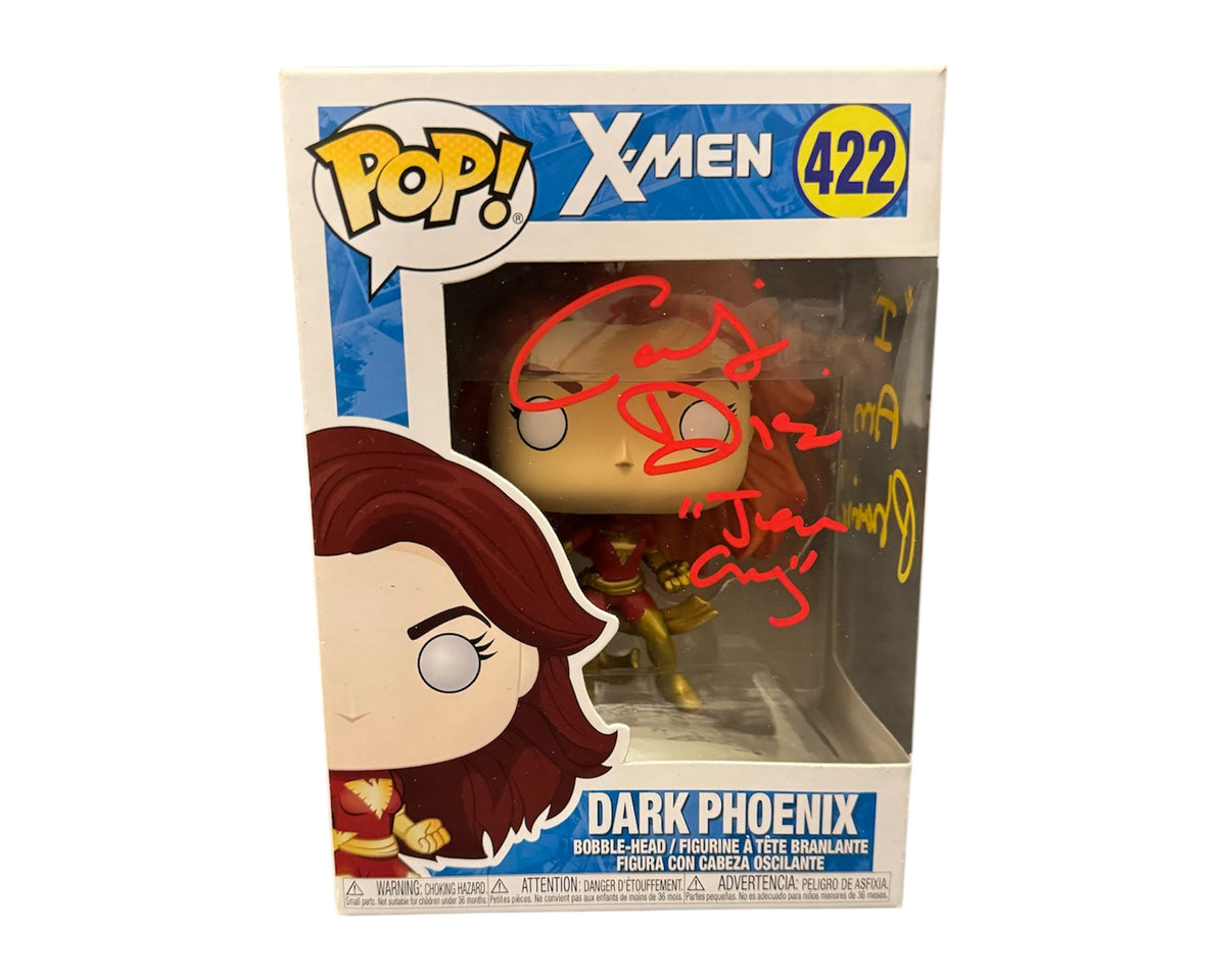 Catherine Disher Autographed Funko Pop X-Men #422 Dark Phoenix Inscribed "I am Phoenix"-1