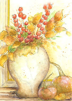 Ellen J Goods - Gathered Leaves A4 Rice Paper - 5 Sheets-1