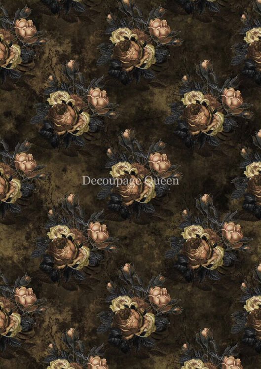 Forest Lore - Fall Flowers A4 Rice Paper - 5 Sheets-1