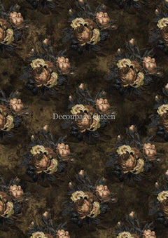 Forest Lore - Fall Flowers A4 Rice Paper - 5 Sheets-1