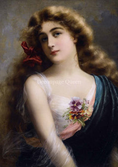 Emile Vernon Autumn Beauty A4 Rice Paper - 5 Sheets-1