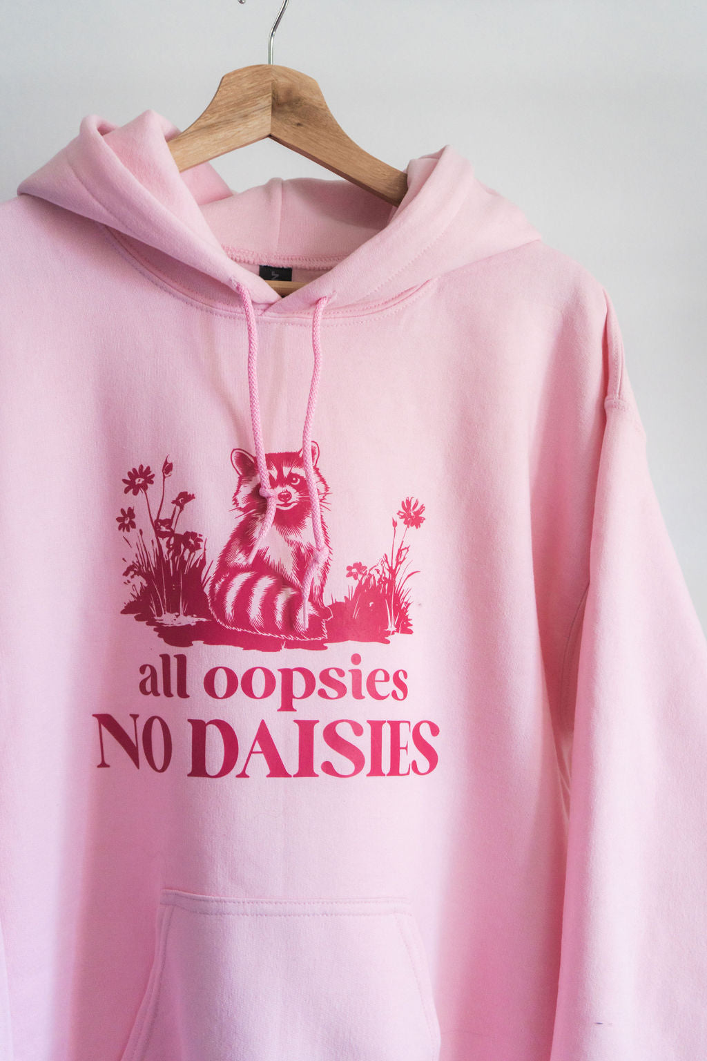 Raccoon All Oopsies No Daisies Hoodie-2