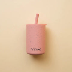 Silicone Straw Cup With Lid-6