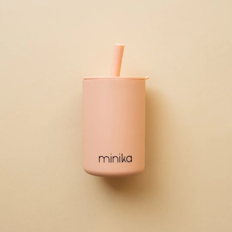 Silicone Straw Cup With Lid-5