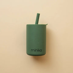 Silicone Straw Cup With Lid-3