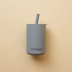 Silicone Straw Cup With Lid-2
